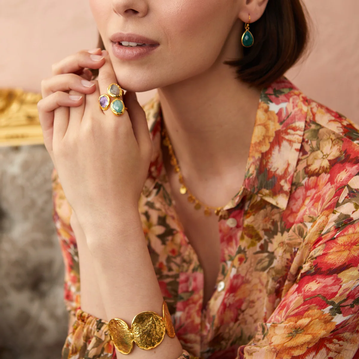 Amelie Green Ring - Image 3