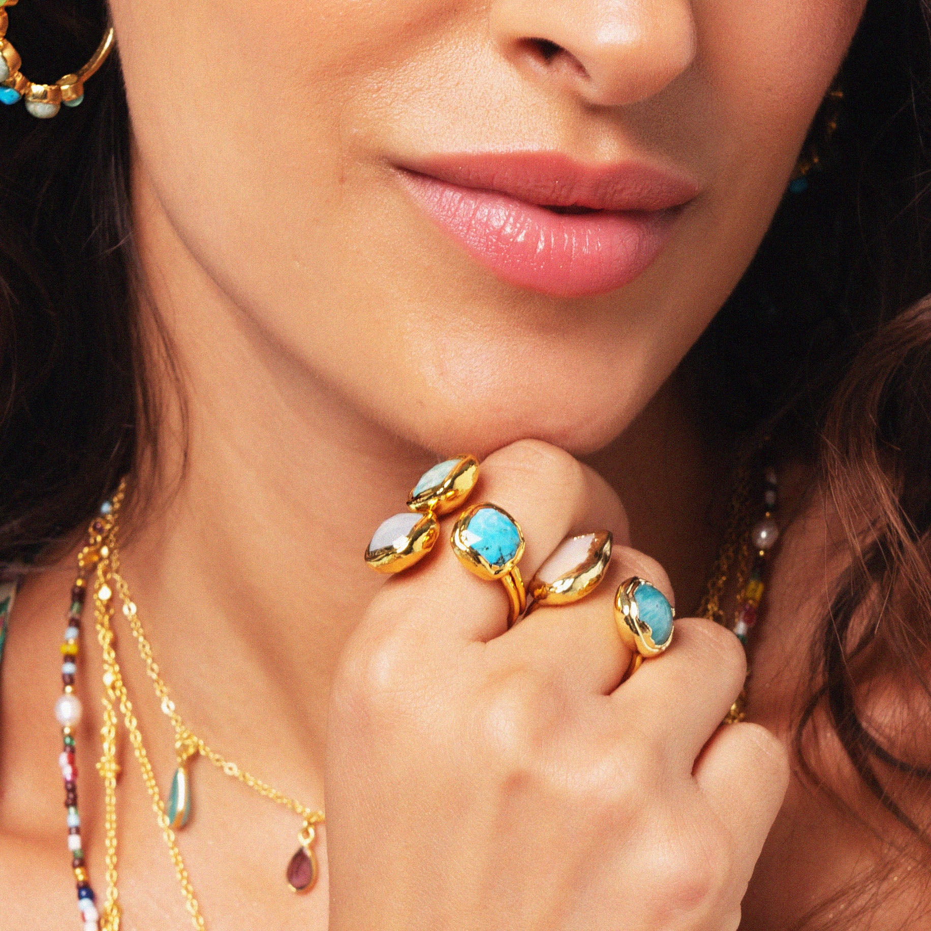 Amelie Turquoise Ring - Image 3