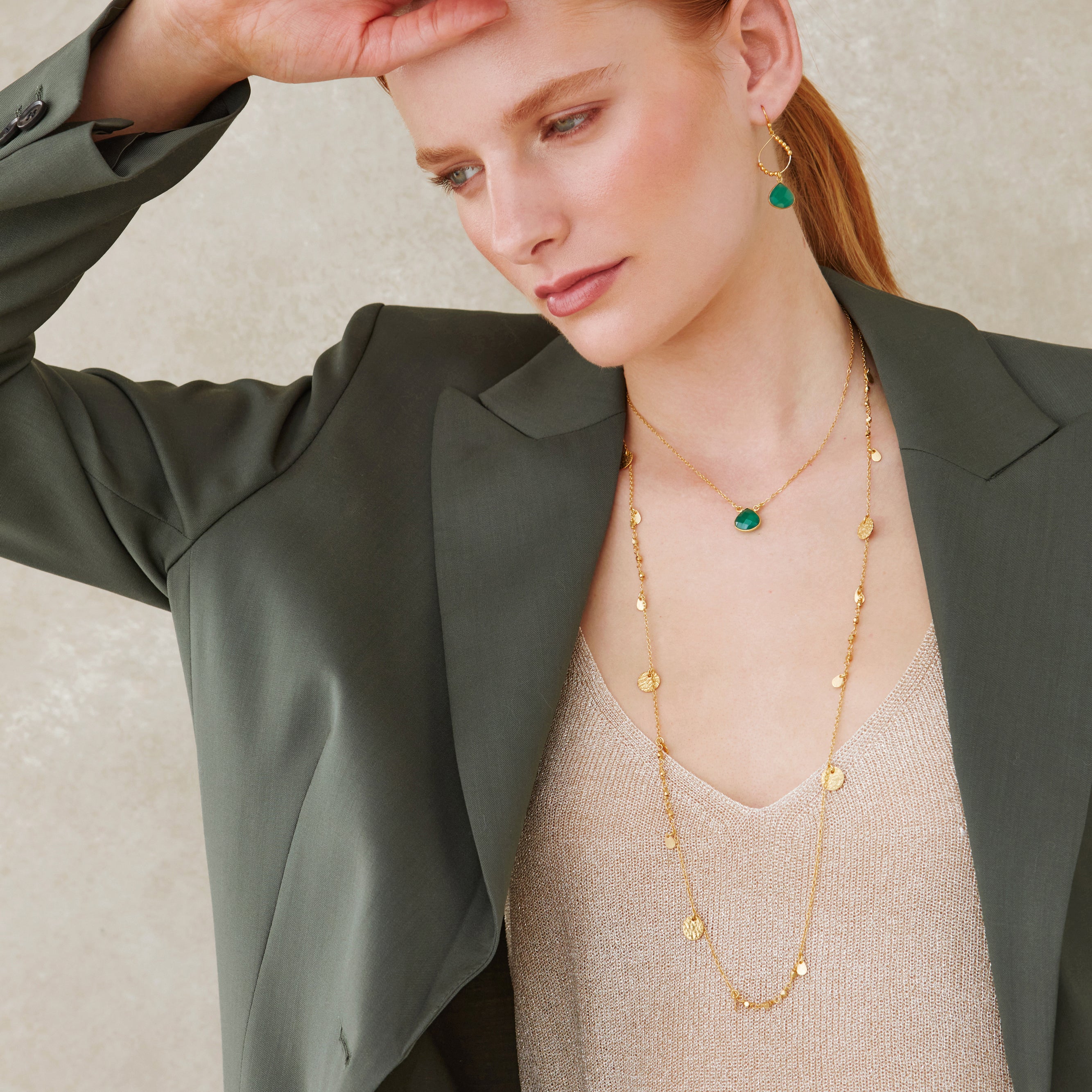 Athens Gold Coin Necklace - Image 5