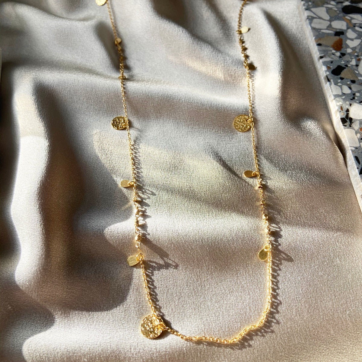 Athens Gold Coin Necklace - Image 4