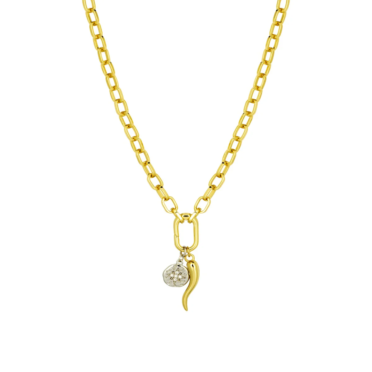 Gold Bardot Chain Necklace - Image 5