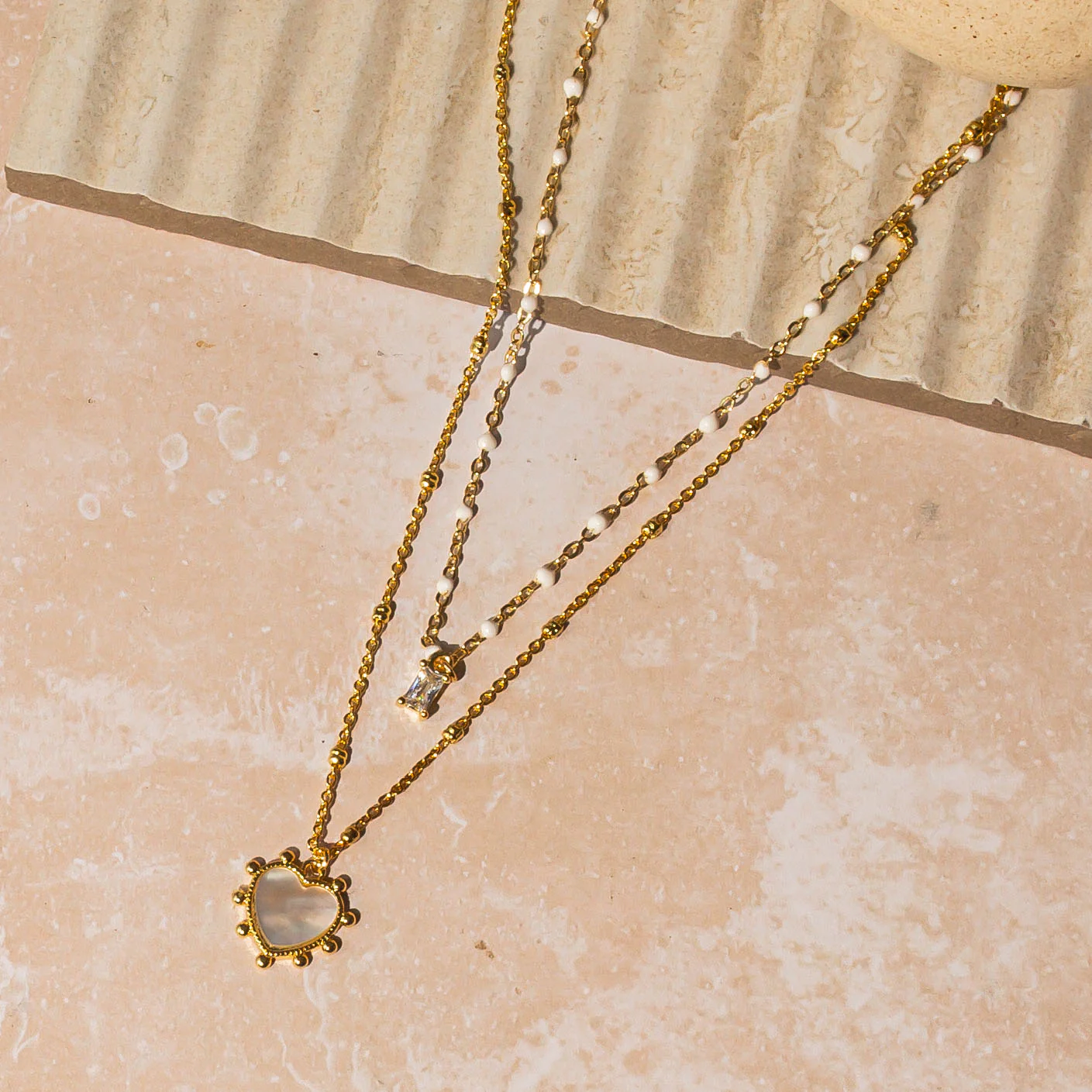 Cayenne Sacred Heart Charm Necklace - Image 3