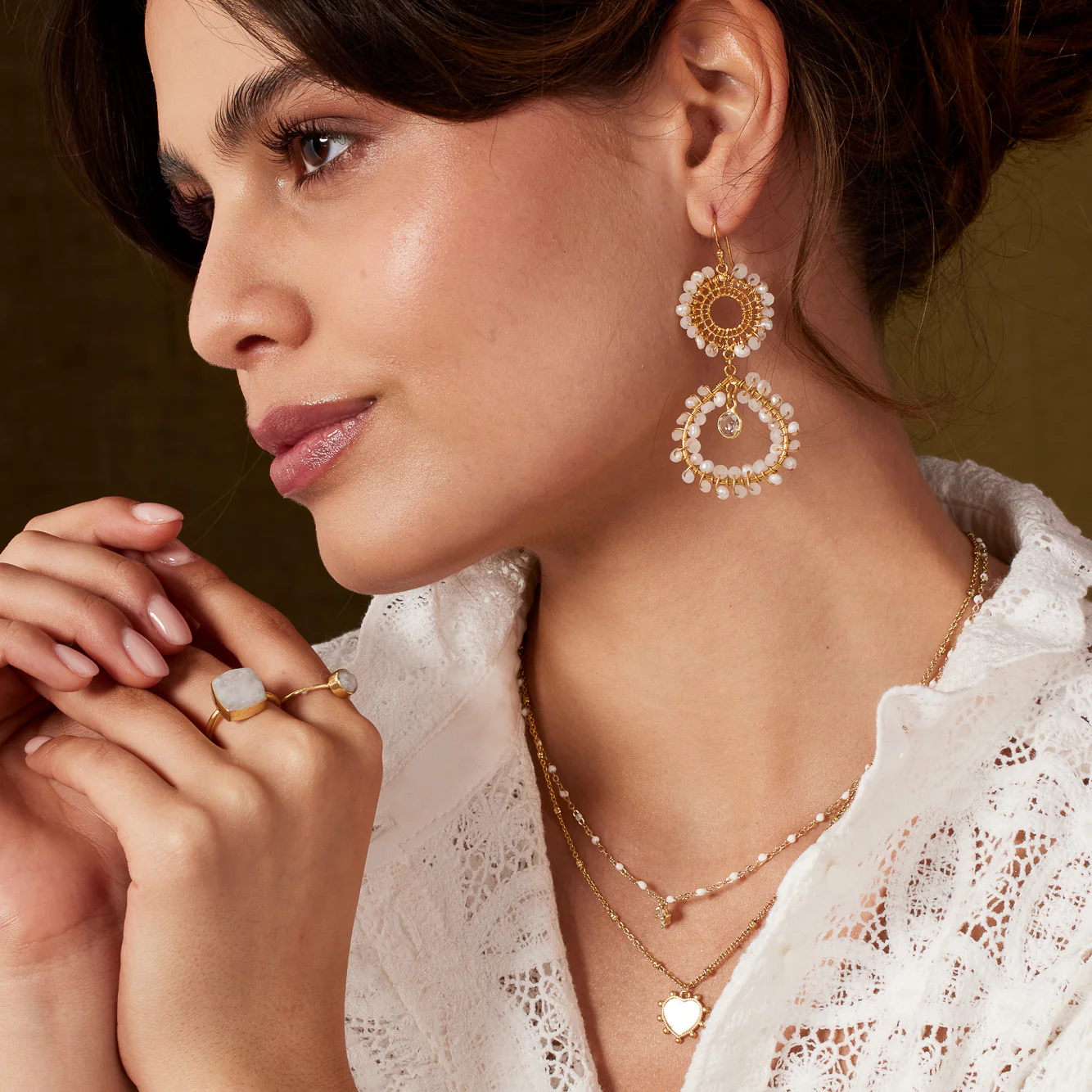 Cayenne Sacred Heart Charm Necklace - Image 4