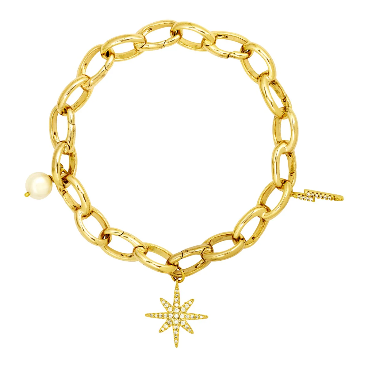 Gold Elise Chain Bracelet - Image 5
