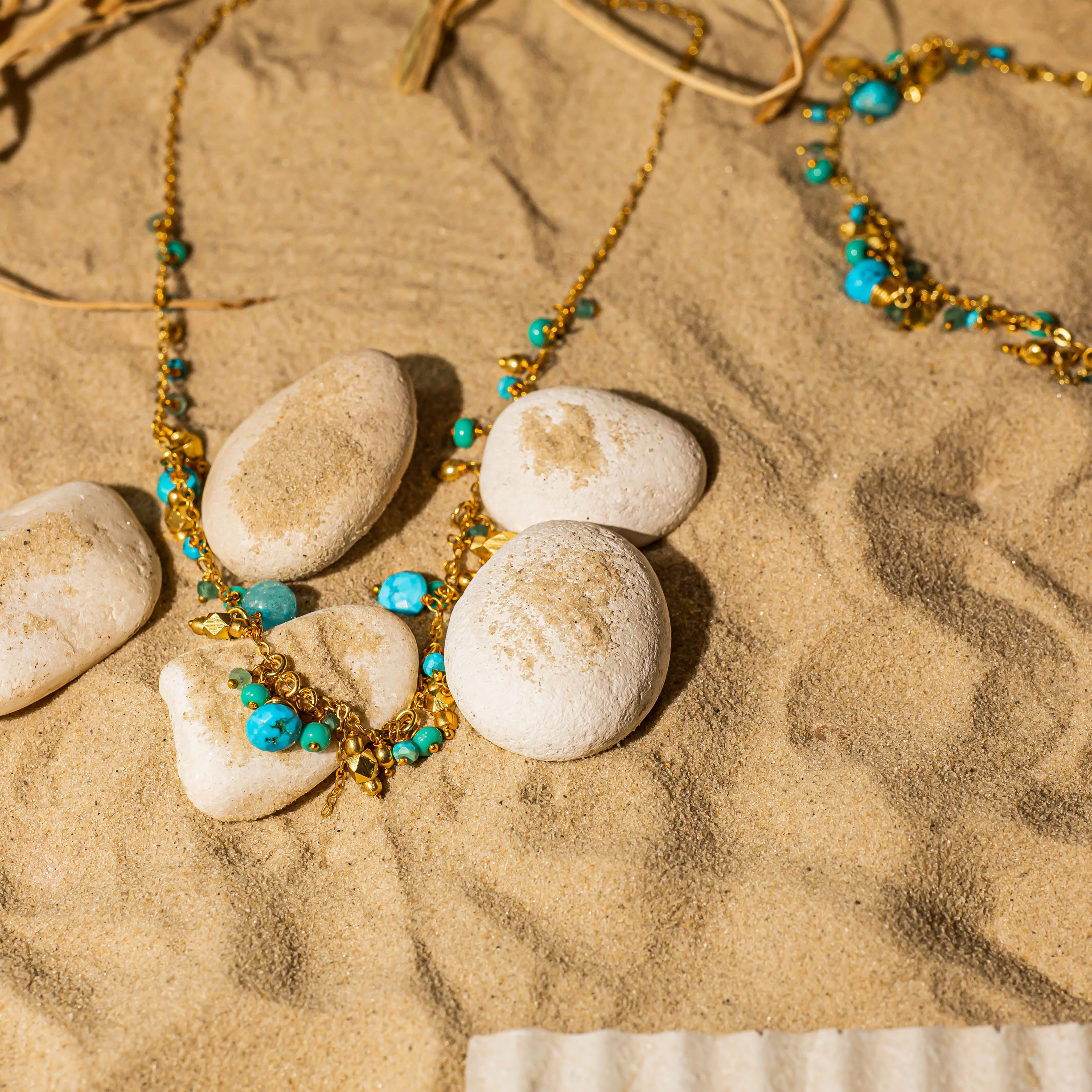 Olive Necklace Turquoise - Image 3