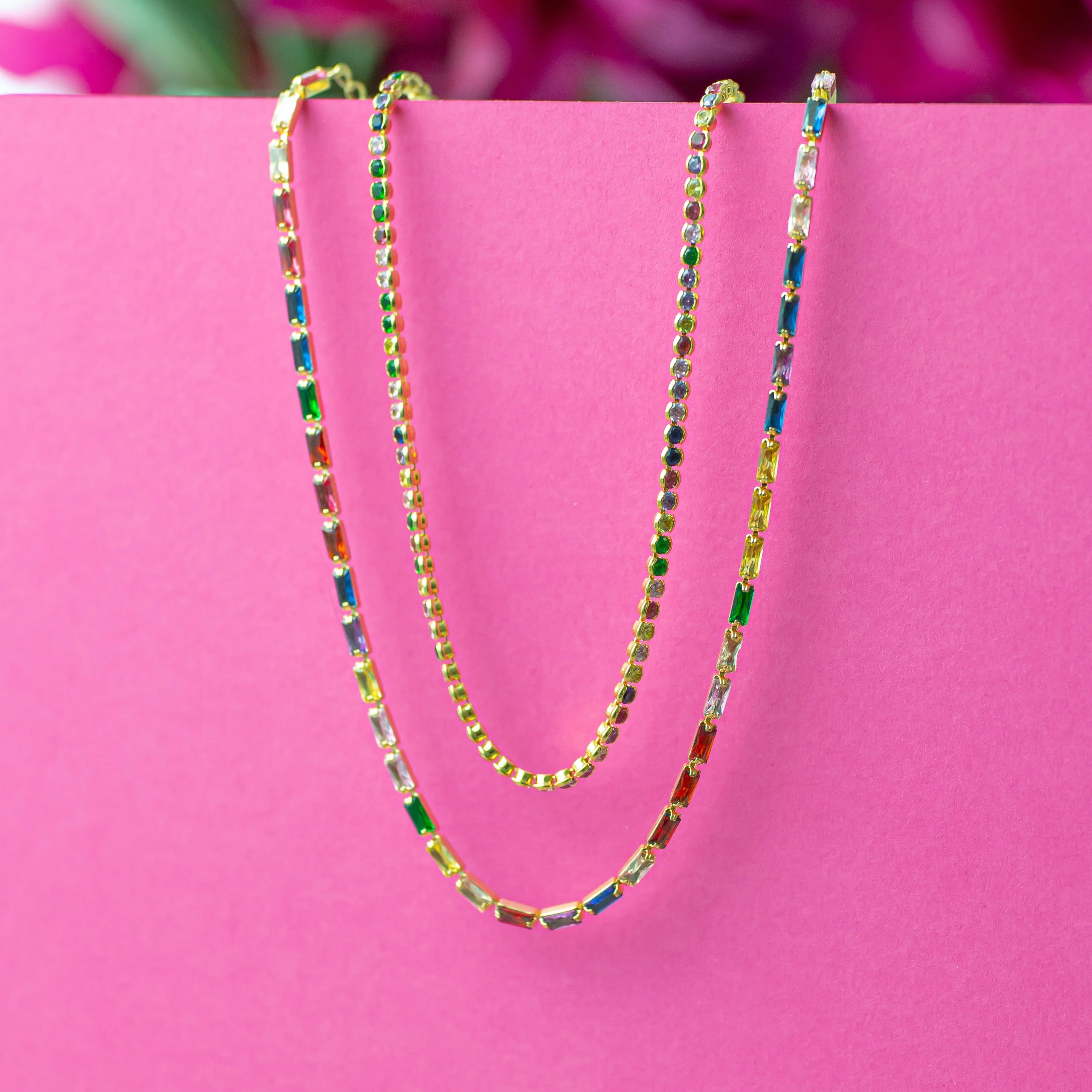 Priya Rainbow Necklace - Image 3